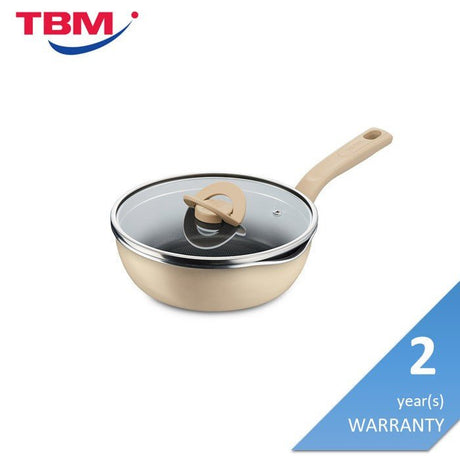 Tefal G16725 One-Pick-Pot-Pan With Lid 22cm Beige BEIGE | TBM Online