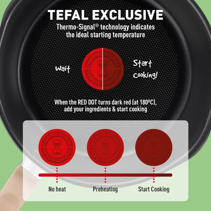 Tefal G16725 One-Pick-Pot-Pan With Lid 22cm Beige BEIGE | TBM Online