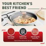 Tefal G17916 Cookware SO Matcha Wokpan With Lid 30cm | TBM Online