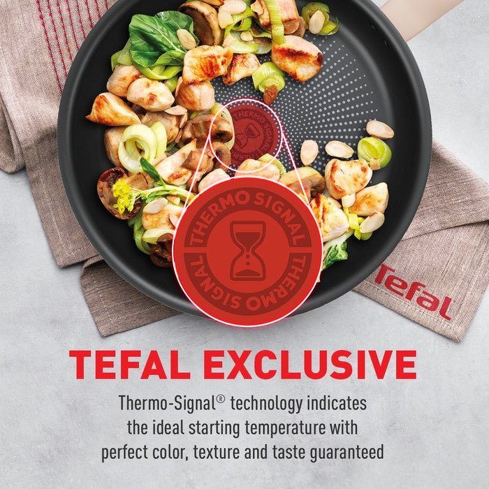Tefal G17916 Cookware SO Matcha Wokpan With Lid 30cm | TBM Online
