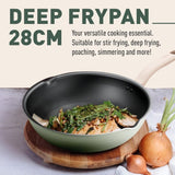 Tefal G17966 Cookware SO Matcha Deep Frypan 28CM | TBM Online