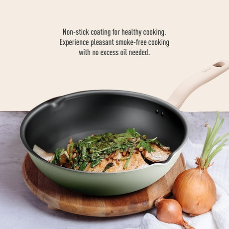 Tefal G17966 Cookware SO Matcha Deep Frypan 28CM | TBM Online