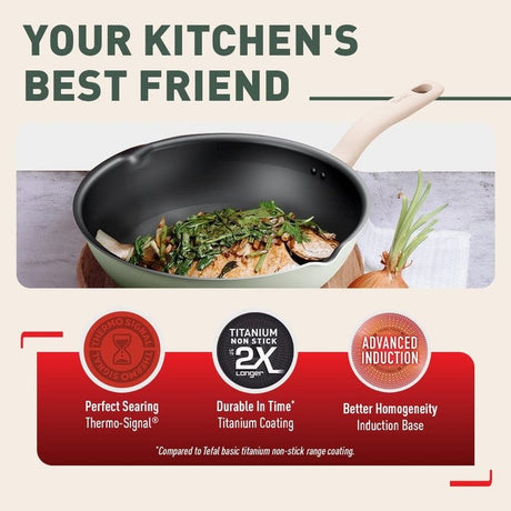 Tefal G17966 Cookware SO Matcha Deep Frypan 28CM | TBM Online