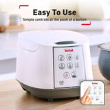 Tefal RK7321 Jar Rice Cooker Fuzzy Logic Spherical Pot 1.8L | TBM Online