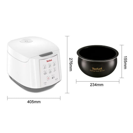 Tefal RK7321 Jar Rice Cooker Fuzzy Logic Spherical Pot 1.8L | TBM Online