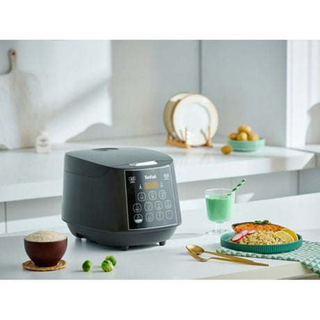 Tefal RK736B Jar Rice Cooker 1.8L Fuzzy Logic Spherical Pot | TBM Online