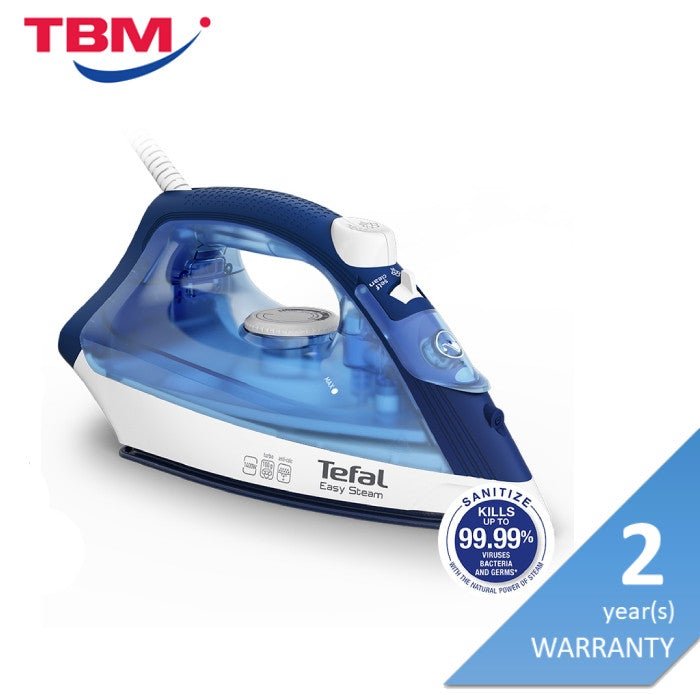 Tefal FV1941 Steam Iron Easy Steam Essential 2 1400W | TBM - Your Neighbourhood Electrical Store