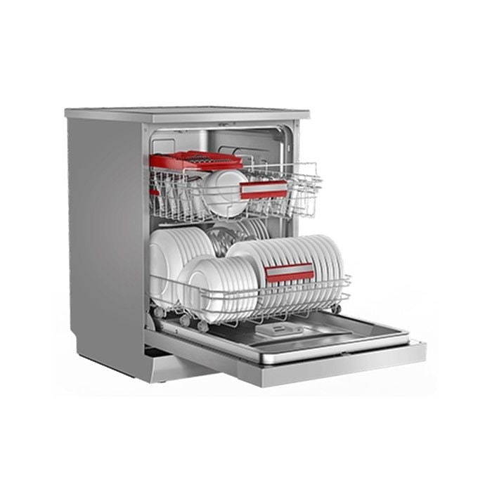 Toshiba DW-14F1(S)-MY Free Standing Dishwasher 14 Place Settings With Dual Wash Zone | TBM Online