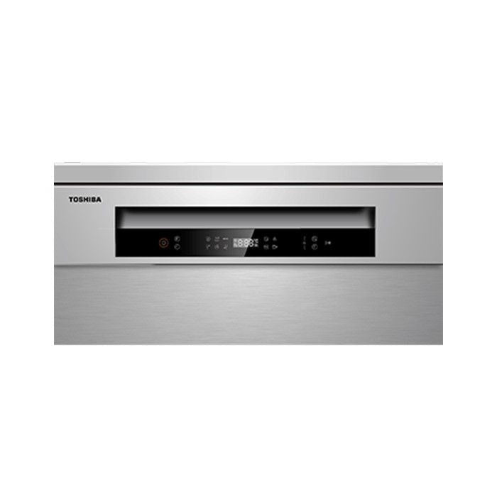 Toshiba DW-14F1(S)-MY Free Standing Dishwasher 14 Place Settings With Dual Wash Zone | TBM Online