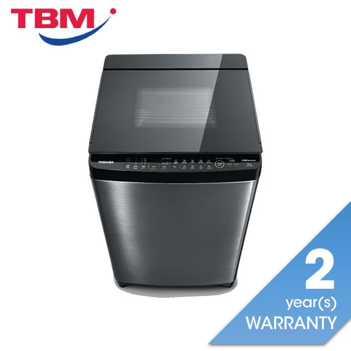 Toshiba AW-DG1700WM(SS) Washer Top Load 16.0Kg Sdd Inverter Duo-Active Roller | TBM Online