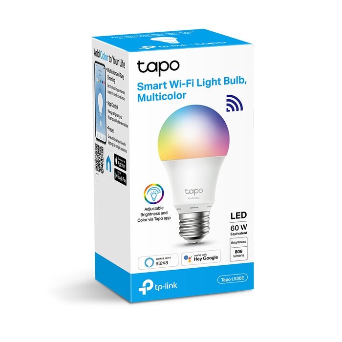 TP-Link Tapo TAPO L530E Smart Wi-Fi Light Bulb, Multicolor 8.7W | TBM Online