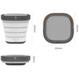 Xiaomi XPB08-F2 Moyu Folding Mini Washer With Uv Light Sanitizer And Spin Basket | TBM Online