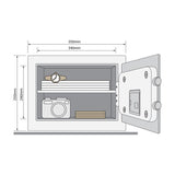 Yale YSV/250/DB2 Safe Simple Keypad Interface 16.3L | TBM Online