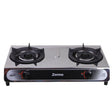 Zenne KGT-401B (SS) Gas Stove 120X120MM 2BR Twister S.Steel | TBM Online